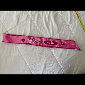 Pink Bachelorette Bride To Be Party Sash